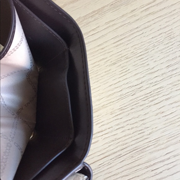 Michael Kors Chocolate Multi Small Trifold Wallet - Picture 9 of 10
